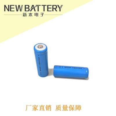 锂电池14430J尖头3.2V锂电池 400mah 厂家直销数码产品电池路灯电池图片_高清图_细节图-深圳市新木电子科技 -